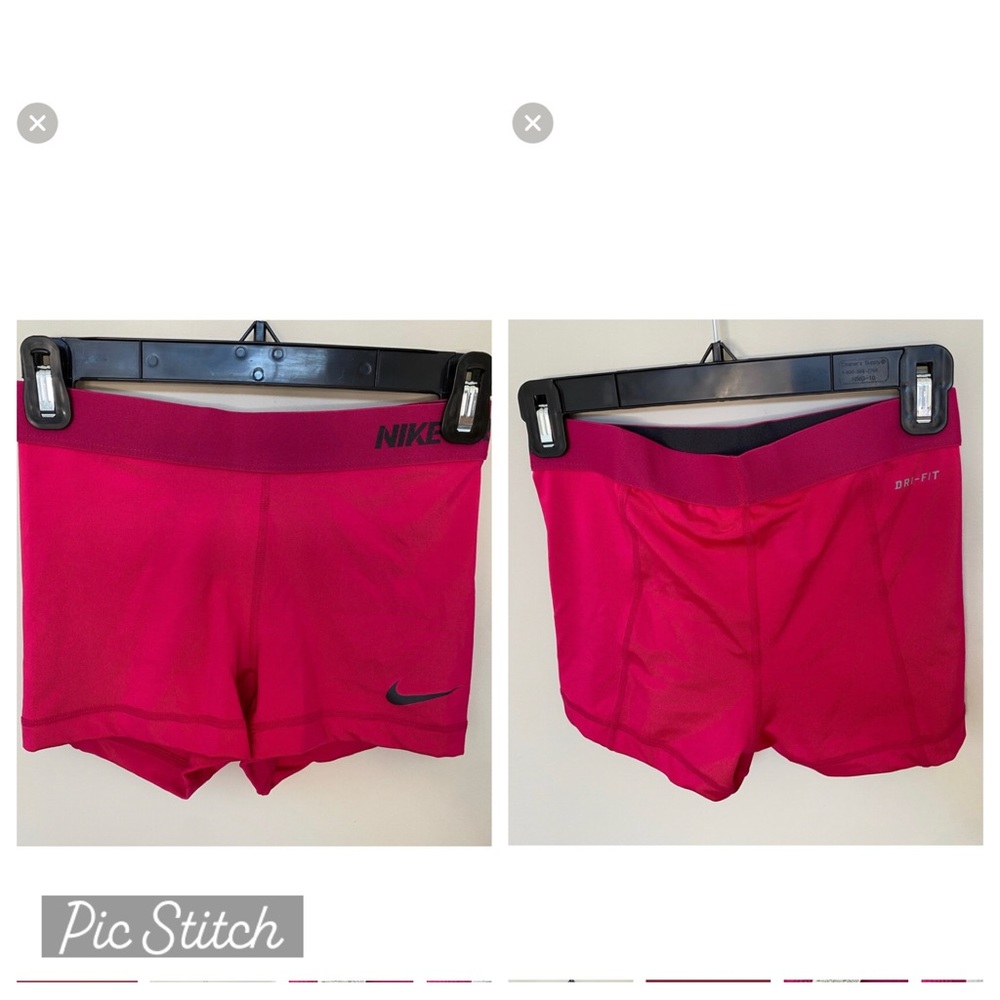 NIKE PRO hot pink shorts